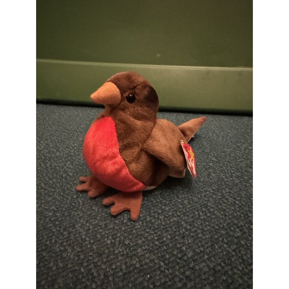 🐰🌷🐣Ty Beanie Baby Early The Robin Bird Retired  Birthdate March 20 1997